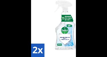 Dettol - Allesreiniger Spray - Krachtige Hygiëne - Zonder Bleek - 500 ml - Voordeelverpakking - 2 stuks