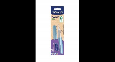Pelikan Twist Eco Vulpen M + 2 Inktpatronen - Duurzaam Schrijven