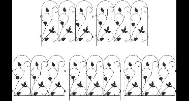 Tuinhek | Hekwerk Latwerk Zwart