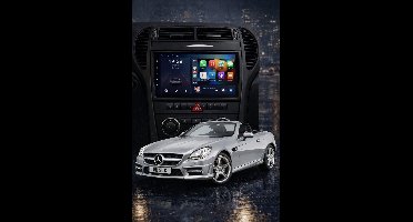 ADIVOX 9 inch geschikt T2 voor MB SLK 2004-2012 R171 Android 15 CarPlay/Auto/WiFi/GPS/RDS/DSP/5G//DAB+