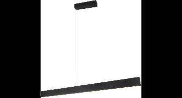 TRIO GALWAY - Hanglamp - Zwart mat - incl. 1x SMD 35 W - Instelbare lichtkleur - 4-stappen TOUCH - Traploos instelbare lichtkleur - Verlichting omhoog en omlaag - Plafondbevestiging - Traploos in hoogte verstelbaar