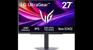 LG UltraGear 27G810A-B UHD 4K - IPS Gaming Monitor - Dual-Mode 180Hz/360hz - 1ms - DisplayHDR 400 - 27-inch