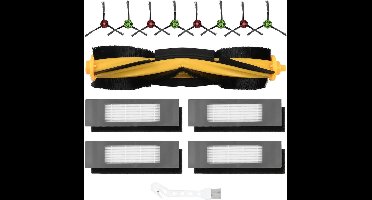 14-delige accessoirekit voor Geschikt voor Ecovacs Deebot N8/ N8+/ N8 Pro/ N8 Pro+/ T9/ T9+/ N10+, OZMO 950/ 920/ T8/ T8+/ T8 AIVI/ T8 AIVI+/ T8 MAX.