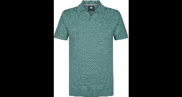 Petrol Industries - Heren Gebreide polo Delfín - Groen - Maat XXXL