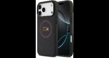 Red Bull Racing Back Cover - iPhone 17 Pro Max - Navy - Ondersteuning voor MagSafe - Meshed PU Leather