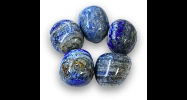 Lapis Lazuli trommelstenen fluoriserend mt3 50 gr.
