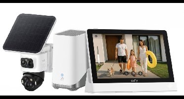 eufy Security eufyCam S4 + eufy Security HomeBase 3 S380 basissysteem + eufy E10 Smart Display-Slimme Home Hub