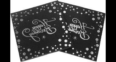 Cosensi - Servetten Happy Birthday voor verjaardag decoratie - 40 stuks