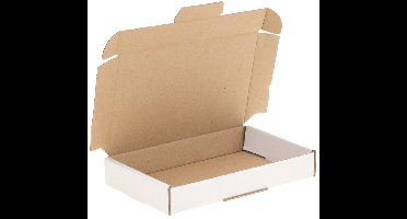 Brievenbusdoosjes 346 x 255 x 28 mm (a4+ formaat) wit | 50 stuks