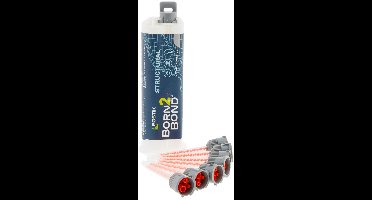 Bostik Born2Bond Structural Cyanoacrylaatlijm 50 gram + 8 Mixertips