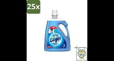 25 x Calgon Ontkalkingsgel Wasmachines 2,25 liter - Grootverpakking - Wasmachine Reinigen - Kalkvrije Wasmachine - Wasmiddelresten Verwijderen - Nare Geuren Bestrijden - Wasmachine Beschermen