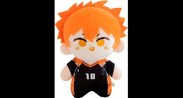 Anime Chibi Volleyball Knuffel – Cute Plush Doll 22 cm – Oranje Haar – Geschenk voor Kerst & Sinterklaas