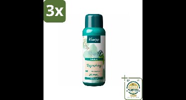 3 x Kneipp - Badschuim - Mint Eucalyptus - Verfrissend - 400 ml - Grootverpakking - Badschuim Mint Eucalyptus - Verfrissend Bad - Eucalyptus En Mint - Aromatisch Bad - Ontspannend Bad