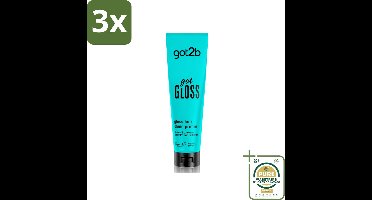 3 x Got2B - Haarprimer - Got Gloss - 150 ml - Grootverpakking - Haarprimer - Glans - Pluiscontrole - Hittebescherming - Haarstyling