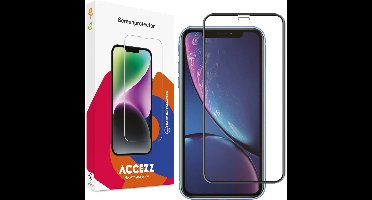 Accezz Screen protector - Geschikt voor Apple iPhone XR / 11 - Gehard Glass Full Cover