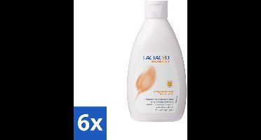 6 x Lactacyd – Verzorgende Wasemulsie – pH-vriendelijk – 300 ml - Intieme Wasemulsie - Milde Intieme Verzorging - Zeepvrij - PH-vriendelijk - Gevoelige Huid