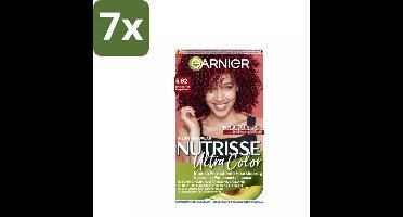 Garnier - Nutrisse Ultra Color 5.62 - Haarkleuring - Levendig Rood - Voedend - Permanente Kleur - Bulkverpakking - 7 stuks