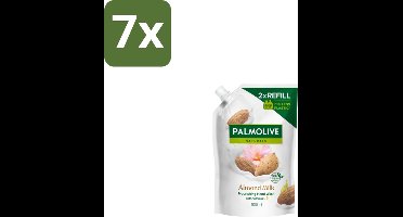 Palmolive – Handzeep Navulling – Naturals Almond Milk – 500 ml - Bulkverpakking - 7 stuks