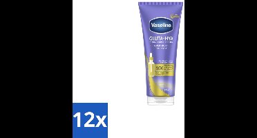 Vaseline – Gluta-Hya Serum – Overnight Radiance – 200 ml - Voordeelverpakking - 12 stuks