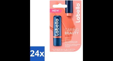 Labello – CLippenbalsem – aring Beauty Nude – 6 ml - Voordeelverpakking - 24 stuks