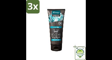 3 x Kneipp - Sport Douche 2‑in‑1 - Men - 200 ml - Grootverpakking - Sportdouche - Verkoelende Douche - Mannen Douche - Menthol Douche - Rozemarijn Douche