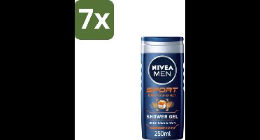 7 x NIVEA MEN – Douchegel – Sport – 250 ml - Koffiezetapparaat