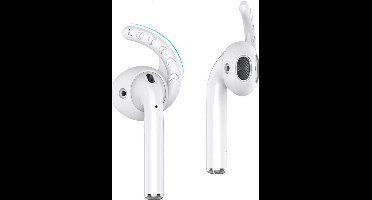 KELERINO. Earhooks / earhoox / oorhaken geschikt voor Airpods 1 & 2 - Wit