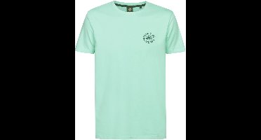 Petrol Industries - Heren Logo T-shirt Tsunami - Groen - Maat XL