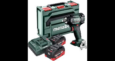 Metabo SSW 18 LTX 550 BL accu-slagmoersleutel 18 V 550 Nm borstelloos + 2x LiHD-accu 8,0 Ah + oplader + metaBOX