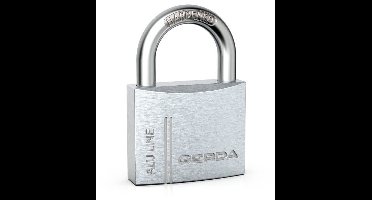 Gerda ALU LINE KAP S60 aluminium hangslot - licht & roestvrij