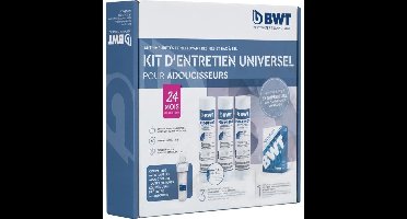 Onderhoudsset voor waterontharders - BWT - Universele set - 3 cartridges + 1 pak reinigingstabletten - 24 maanden / 2 jaar onderhoud
