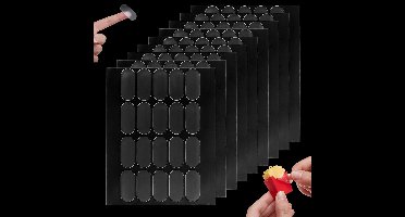 Pack of 800 Acrylic Adhesive Tablets - Double Sided - 35 x 15 mm - Oval Transparent Self-Adhesive - Versatile voor Office - Home - Wanden - Knutselen - Posters - Projecten