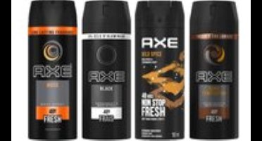 AXE Deo Spray - MIX - 4 x 150 ml