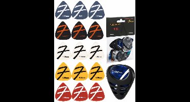 Finesse Nylon Plectrum voor Gitaar - 15 Stuks - met Plectrum Houder - Plectrums - Guitar Pick
