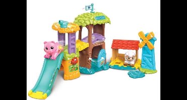 VTECH - TUT TUT ANIMO BISOUS - SUPER SLIDE HOUSE (+ VIOLET, DE PIPELETTE KOE) - Veelkleurig
