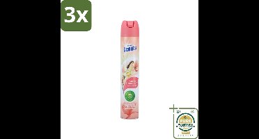 3 x At Home - Scents - Luchtverfrisser - Vanilla & Magnolia - Verwijdert Vieze Geurtjes - 400 ml - Grootverpakking - Luchtverfrisser - Geur Neutraliseren - Vieze Geurtjes Verwijderen - Geur Verspreiding - Vanille En Magnolia Geur