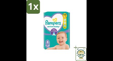 1 x Pampers – Luiers – Active Baby Maat 4 – 46 Luiers- Koffiezetapparaat - Koffiezetapparaat - Koffiezetapparaat