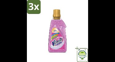 3 x Vanish Oxi Advance - Vlekkenverwijderaar Gel - Zonder Bleek - Gekleurde Was - 750 ml - Grootverpakking - Vlekkenverwijderaar - Vlekken Uit Kleding - Vlekken Uit Was - Wasmiddel - Gekleurde Was