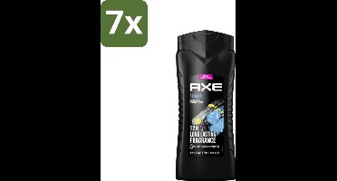 Axe XL - 3-in-1 Douchegel - Alaska - Ocean Air & Bergamot - 12hrs Long Lasting Scent - 400 ml - Bulkverpakking - 7 stuks