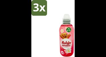 3 x Robijn – Wasverzachter – Jasmijn Bloesem – 650 ml - Wasverzachter Jasmijn Bloesem - Wasverzachter - Wasgeur - Jasmijn Geur - Kleding Verzachten
