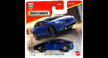 MATCHBOX 2023 TOYOTA PRIUS PRIME BLUE METALIC 41/125 METAL (1:64)