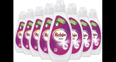 Robijn Color - Pink Sensation - Vloeibaar - Wasmiddel - 8 x 700ML - Voordeelverpakking