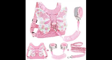 Kraftverdia Kindertuigje - 3-in-1 - met Polstuigje en Harnastuigje - Looplijn - Verstelbaar