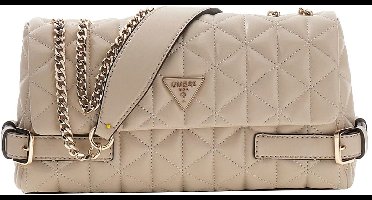 Guess Paisleigh Cnvrtble Xbody Flap light taupe
