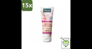 15 x Kneipp - Handcrème - Soft Skin - Amandelbloesem - 75 ml - Grootverpakking - Handcreme - Droge Handen - Gevoelige Handen - Voedende Handcreme - Amandelbloesem