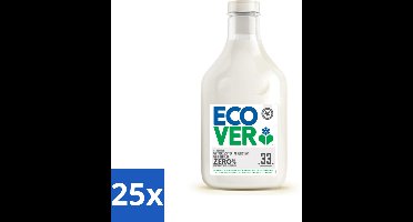Ecover - Wasverzachter Zero - Zonder geurstoffen - 1 liter - 33 wasbeurten - Bulkverpakking - 25 stuks