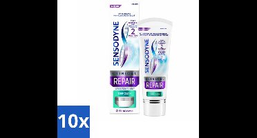 Sensodyne - Tandpasta - Clinical Repair - Deep Clean - Grondige Reiniging - 75 ml - Bulkverpakking - 10 stuks