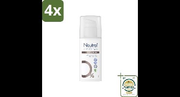 Neutral - Dagcrème - Gevoelige huid - Parfumvrij - 50 ml - Voordeelverpakking - 4 stuks - Parfumvrij - Kleurstoffen