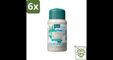 Kneipp - Voetbadzout - Cooling - Aloe Vera & Watermunt - 600 g - Voordeelverpakking - 6 stuks - Voeten verzorgen - Aloë vera