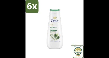 Dove Douchecrème - Hydrating Care - Aloe Vera - 400 ml - Voordeelverpakking - 6 stuks - Aloë Vera - Berkenwater